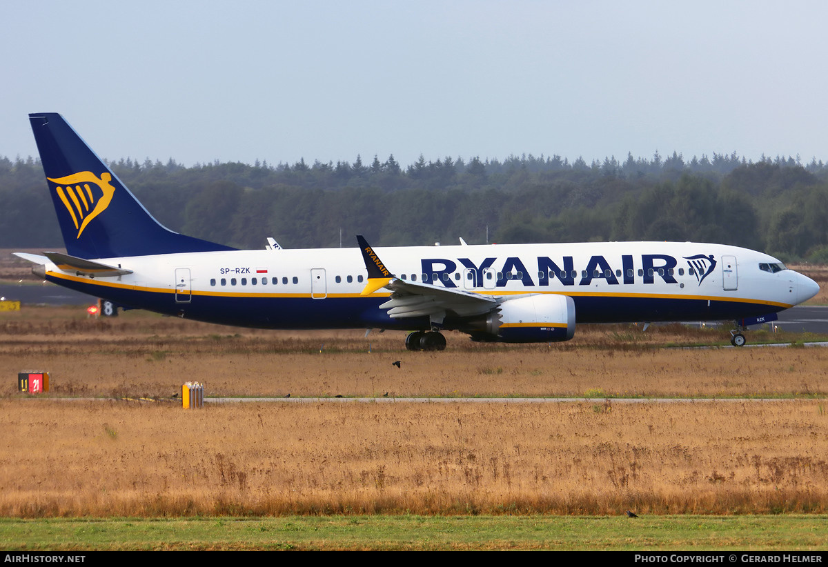 Aircraft Photo of SP-RZK | Boeing 737-8200 Max 200 | Ryanair | AirHistory.net #497396