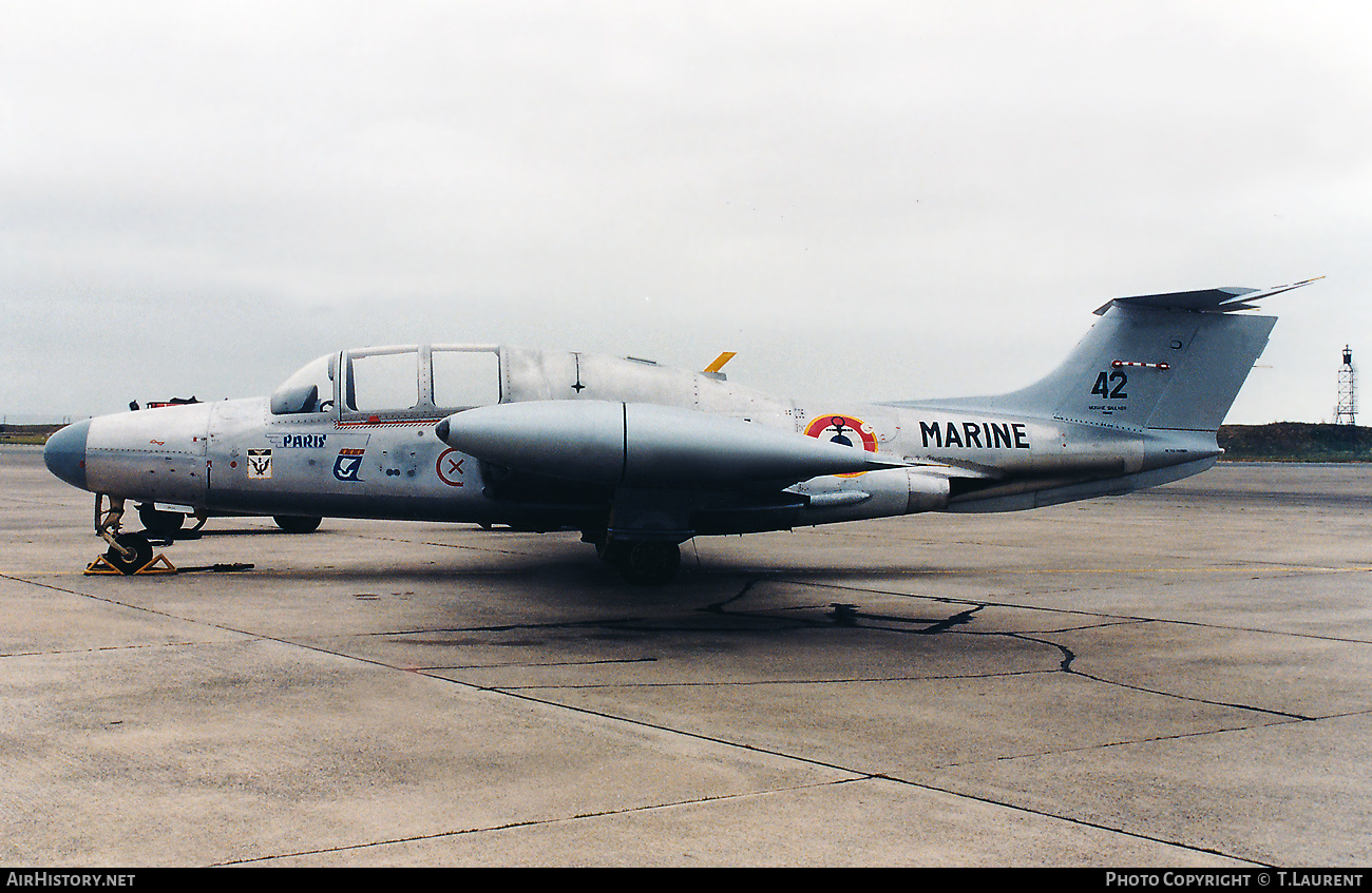 Aircraft Photo of 42 | Morane-Saulnier MS-760 Paris | France - Navy | AirHistory.net #497401