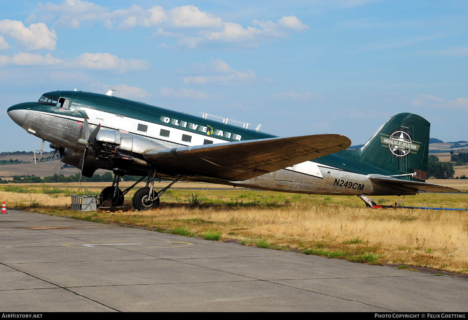 Aircraft Photo of N249CM | Douglas C-47A Skytrain | Morlock Aviation | Olive Air | AirHistory.net #497402