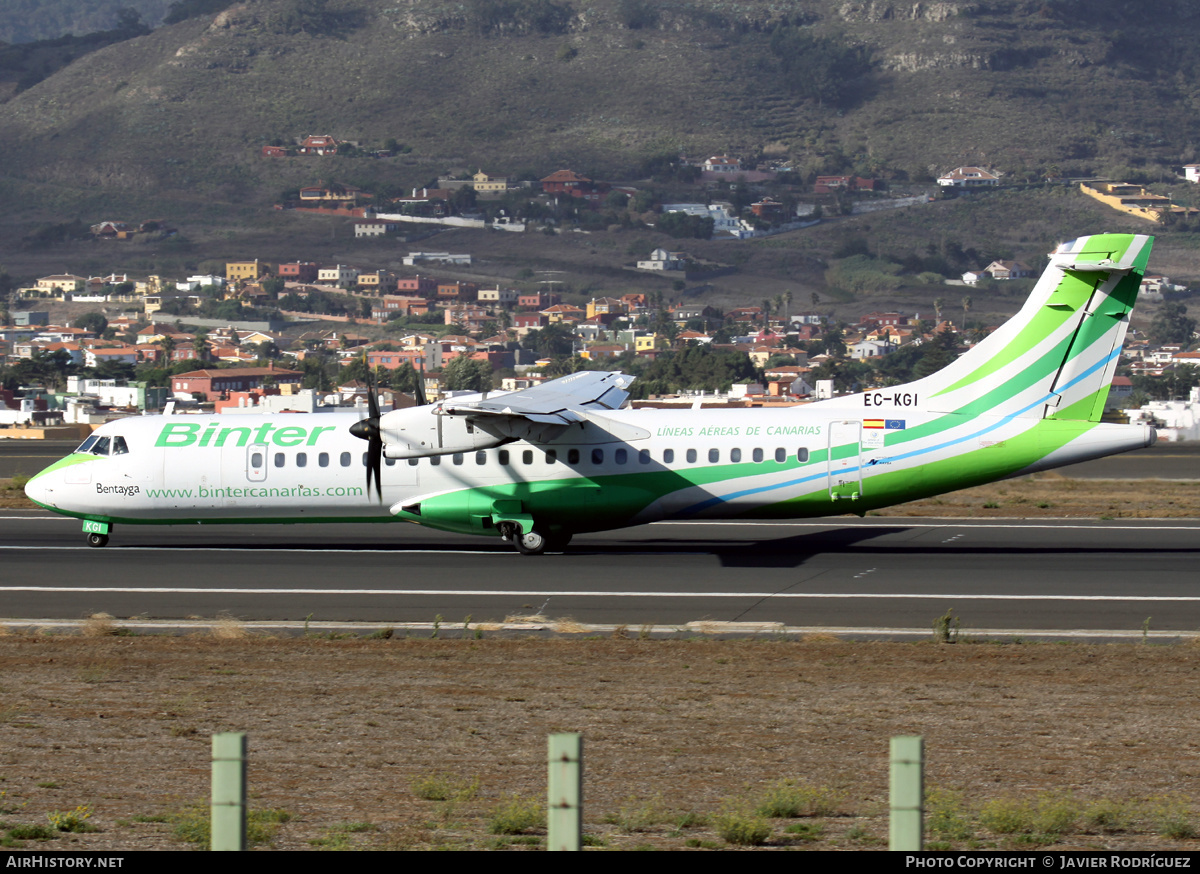 Aircraft Photo of EC-KGI | ATR ATR-72-500 (ATR-72-212A) | Binter Canarias | AirHistory.net #497412