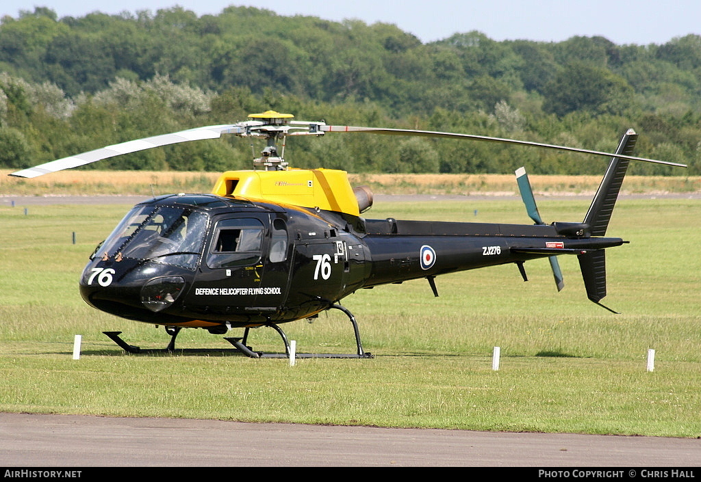 Aircraft Photo of ZJ276 | Eurocopter AS-350BB Squirrel HT1 | UK - Air Force | AirHistory.net #497414