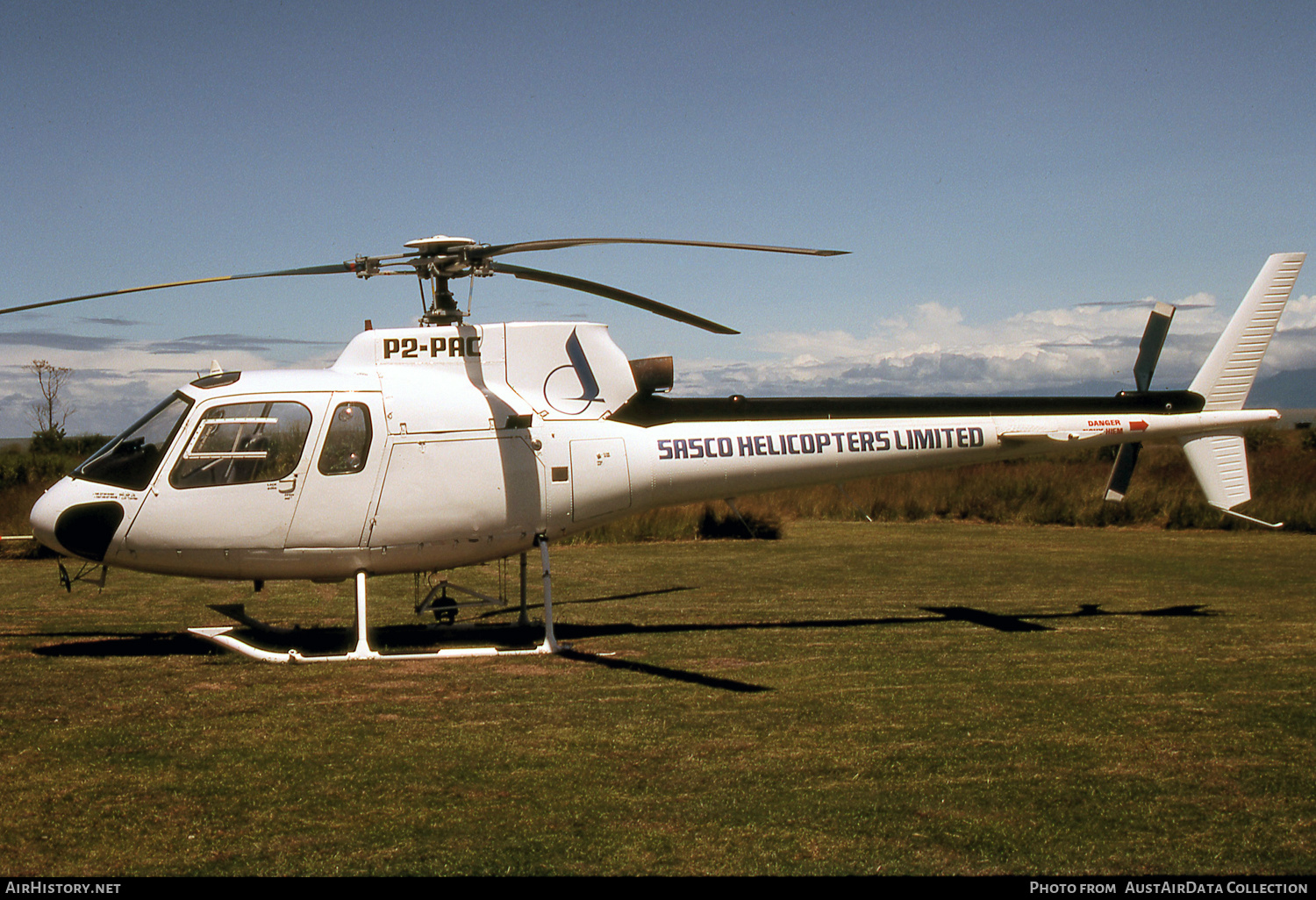 Aircraft Photo of P2-PAC | Aerospatiale AS-350BA Squirrel | Sasco Helicopters | AirHistory.net #497440
