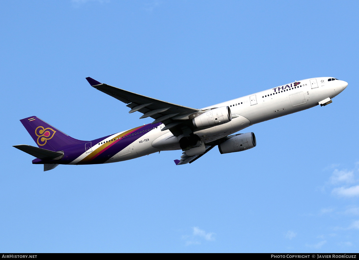 Aircraft Photo of HS-TER | Airbus A330-343E | Thai Airways International | AirHistory.net #497456