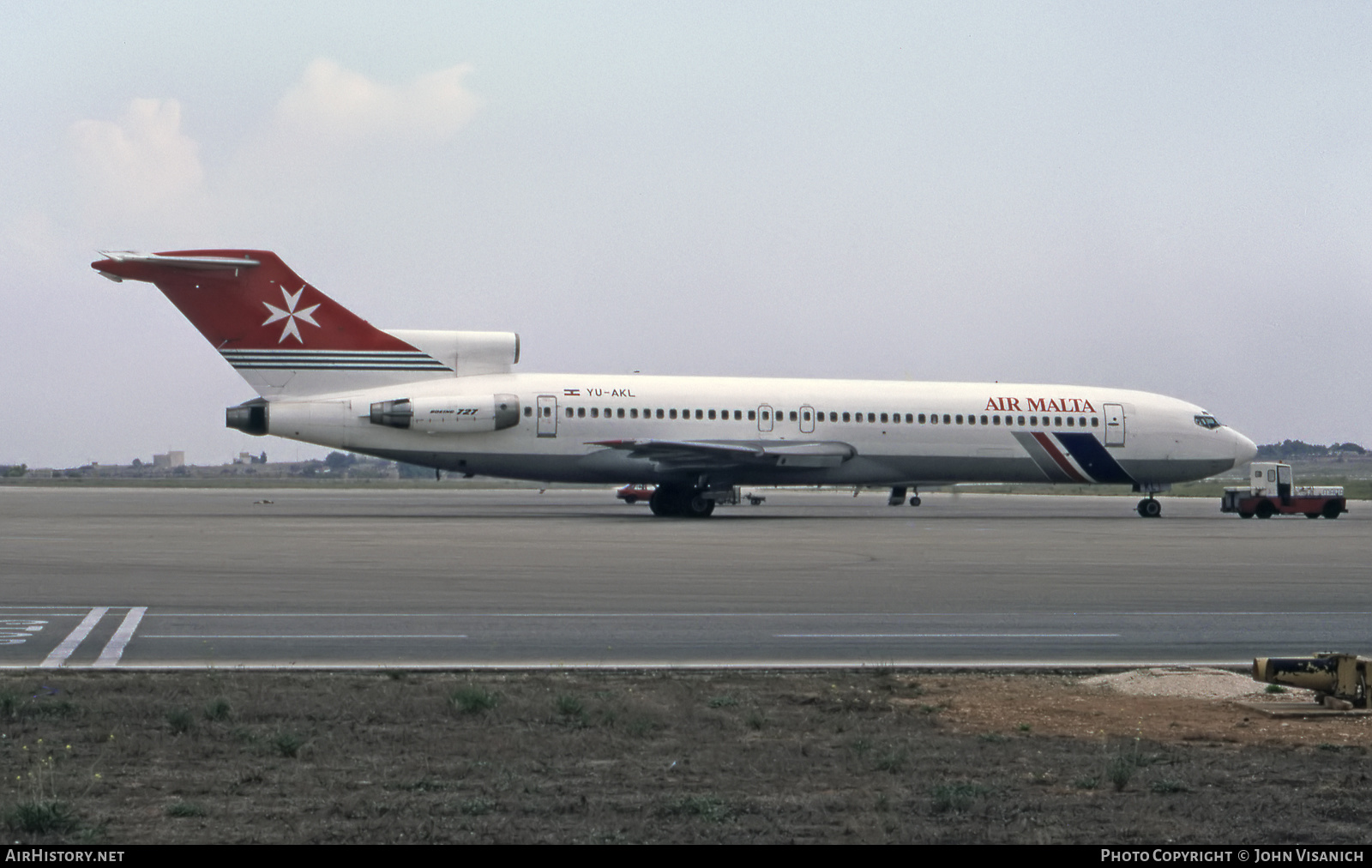 Aircraft Photo of YU-AKL | Boeing 727-2H9/Adv | Air Malta | AirHistory.net #497490
