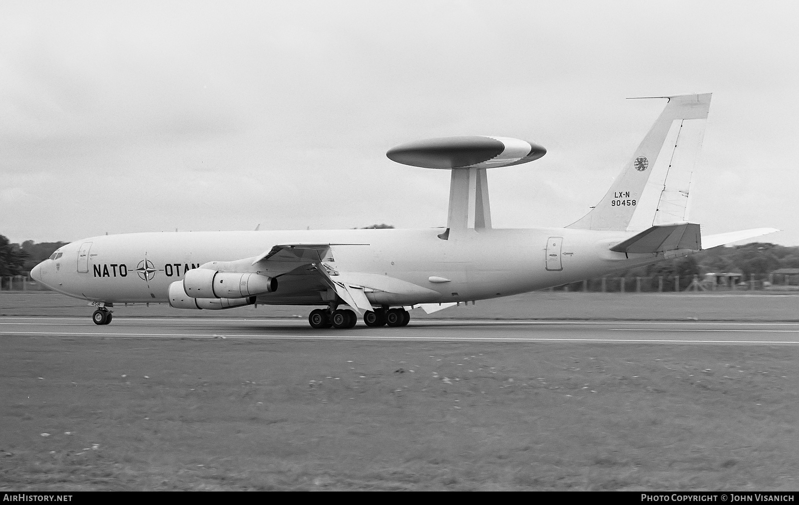 Aircraft Photo of LX-N90458 | Boeing E-3A Sentry | Luxembourg - NATO | AirHistory.net #497498