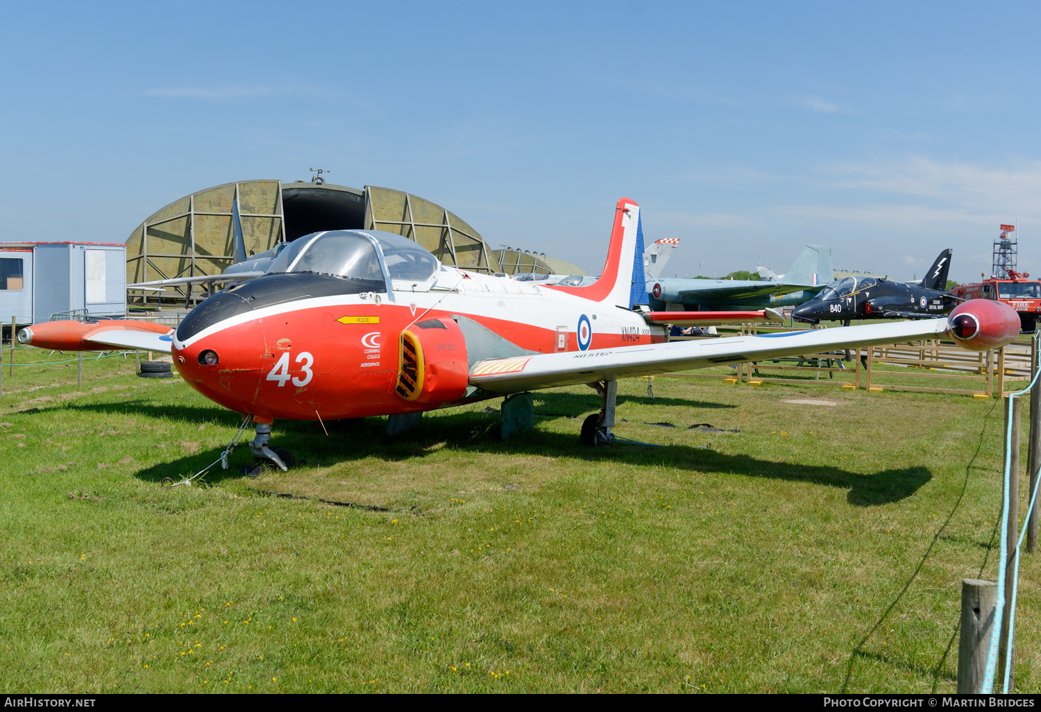 Aircraft Photo of XN494 / 9012M | Hunting P.84 Jet Provost T3A | UK - Air Force | AirHistory.net #497535
