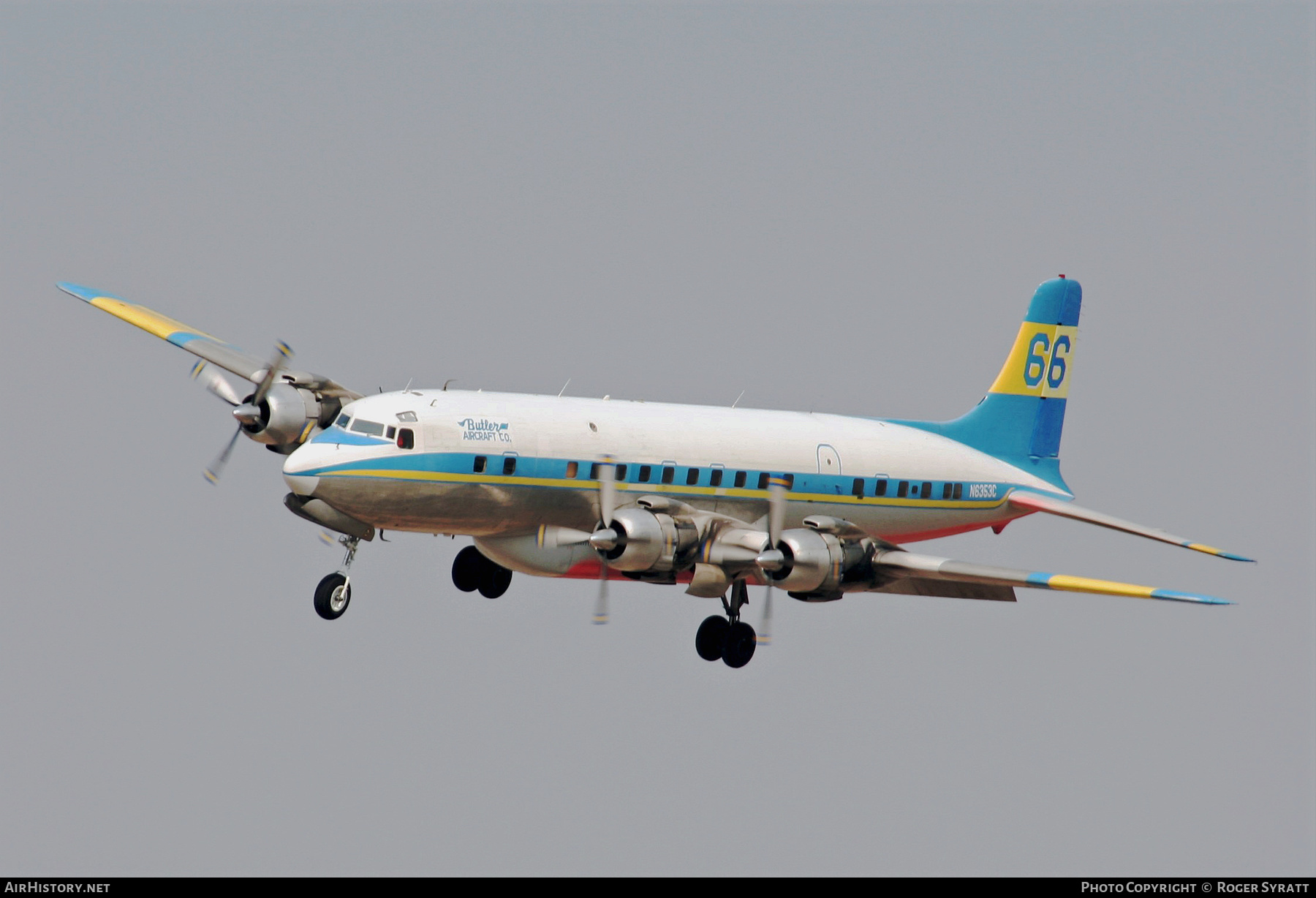 Aircraft Photo of N6353C | Douglas DC-7/AT | Butler Aircraft | AirHistory.net #497537