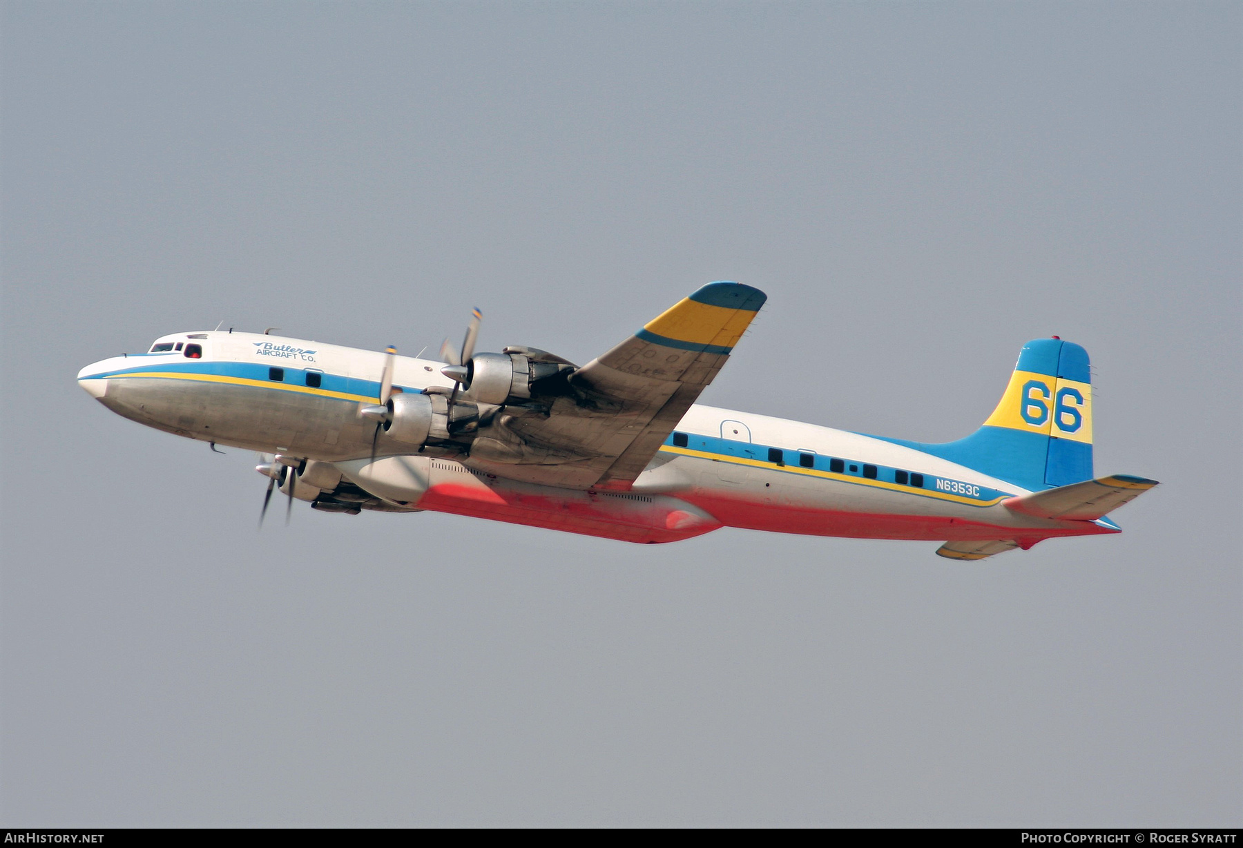 Aircraft Photo of N6353C | Douglas DC-7/AT | Butler Aircraft | AirHistory.net #497540