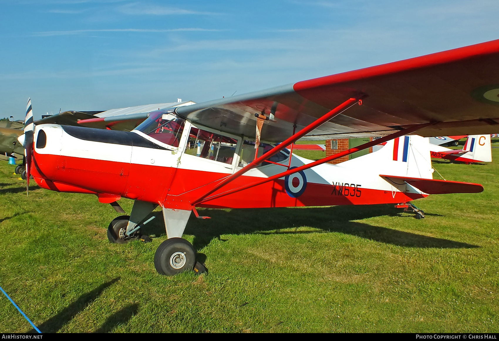 Aircraft Photo of G-AWSW / XW635 | Beagle D-5/180 Husky | UK - Air Force | AirHistory.net #497550