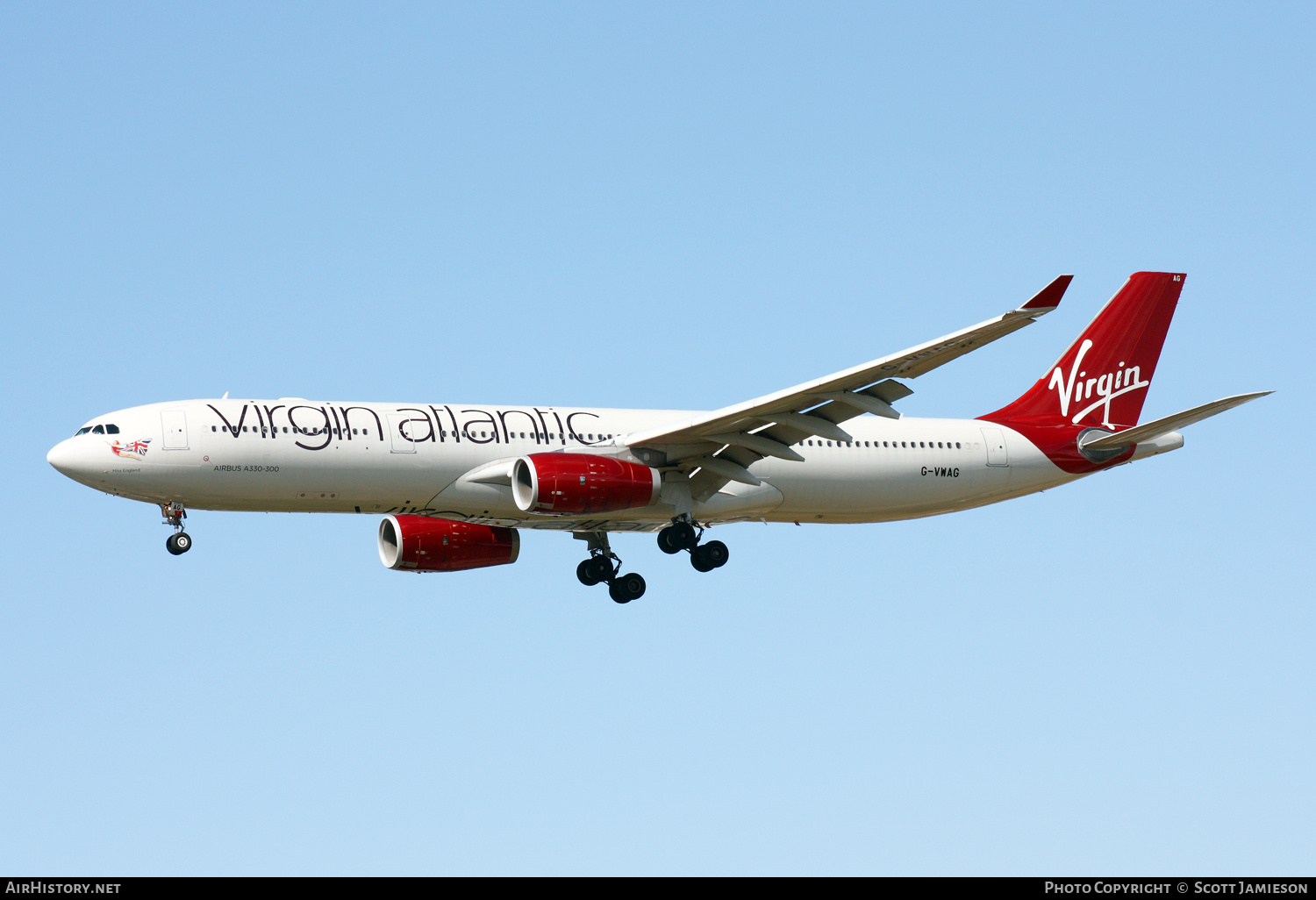 Aircraft Photo of G-VWAG | Airbus A330-343 | Virgin Atlantic Airways | AirHistory.net #497556