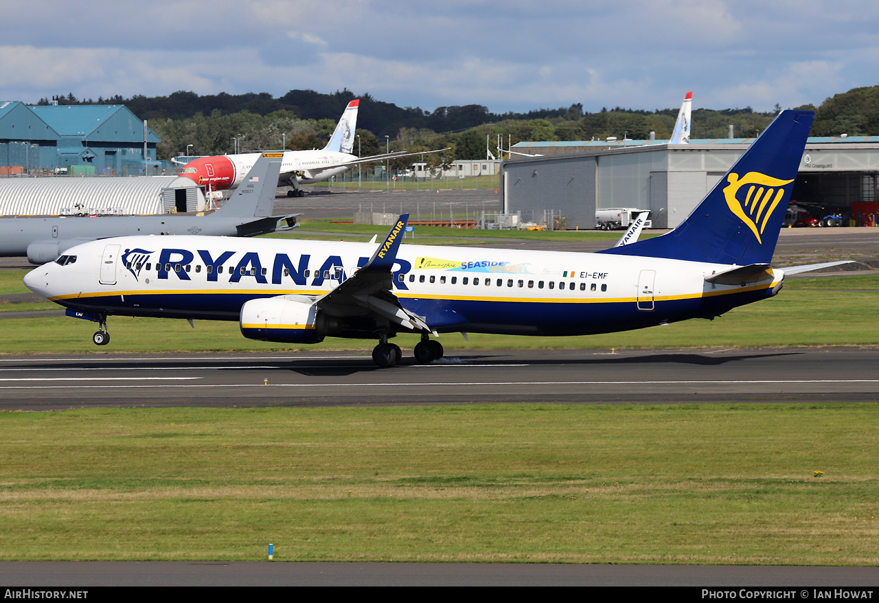 Aircraft Photo of EI-EMF | Boeing 737-8AS | Ryanair | AirHistory.net #497571