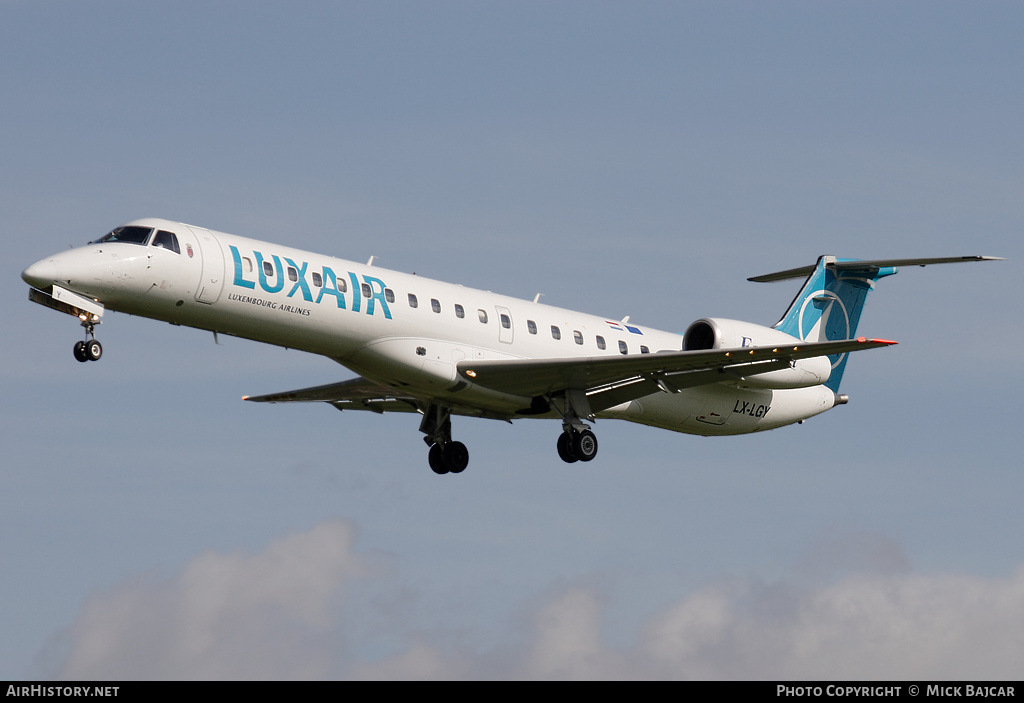 Aircraft Photo of LX-LGY | Embraer ERJ-145LU (EMB-145LU) | Luxair | AirHistory.net #497572