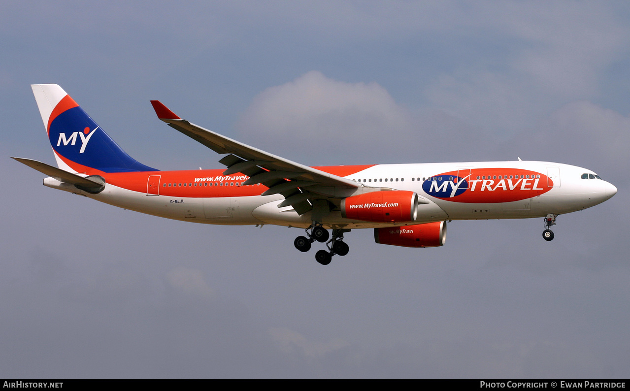 Aircraft Photo of G-MLJL | Airbus A330-243 | MyTravel Airways | AirHistory.net #497583