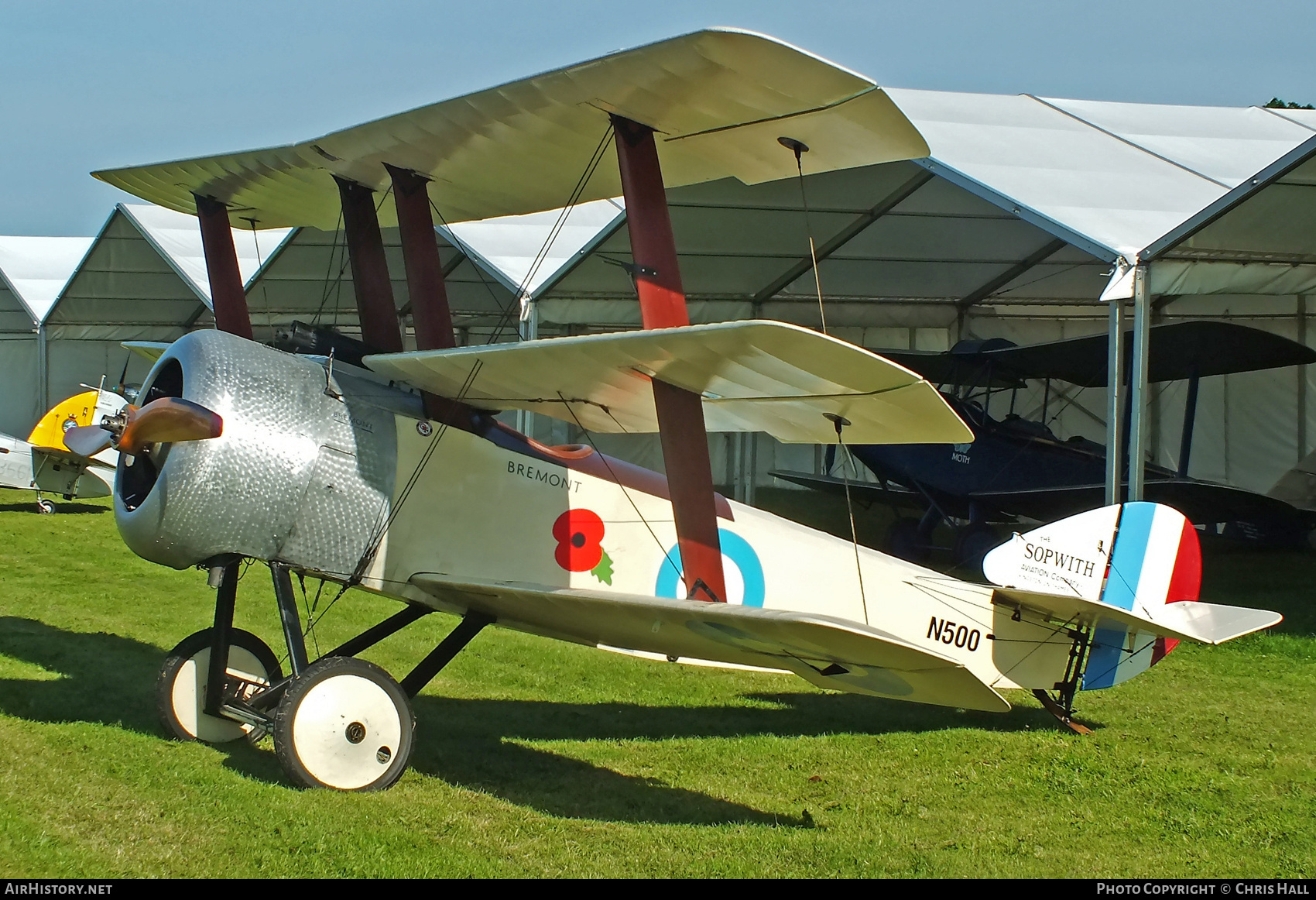 Aircraft Photo of G-BWRA / N500 | Sopwith Triplane (replica) | UK - Air Force | AirHistory.net #497601