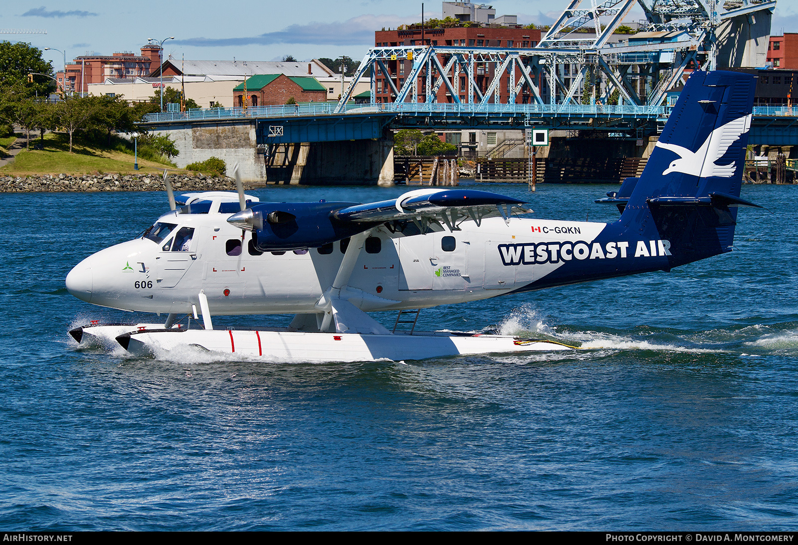 Aircraft Photo of C-GQKN | De Havilland Canada DHC-6-100 Twin Otter | West Coast Air | AirHistory.net #497605