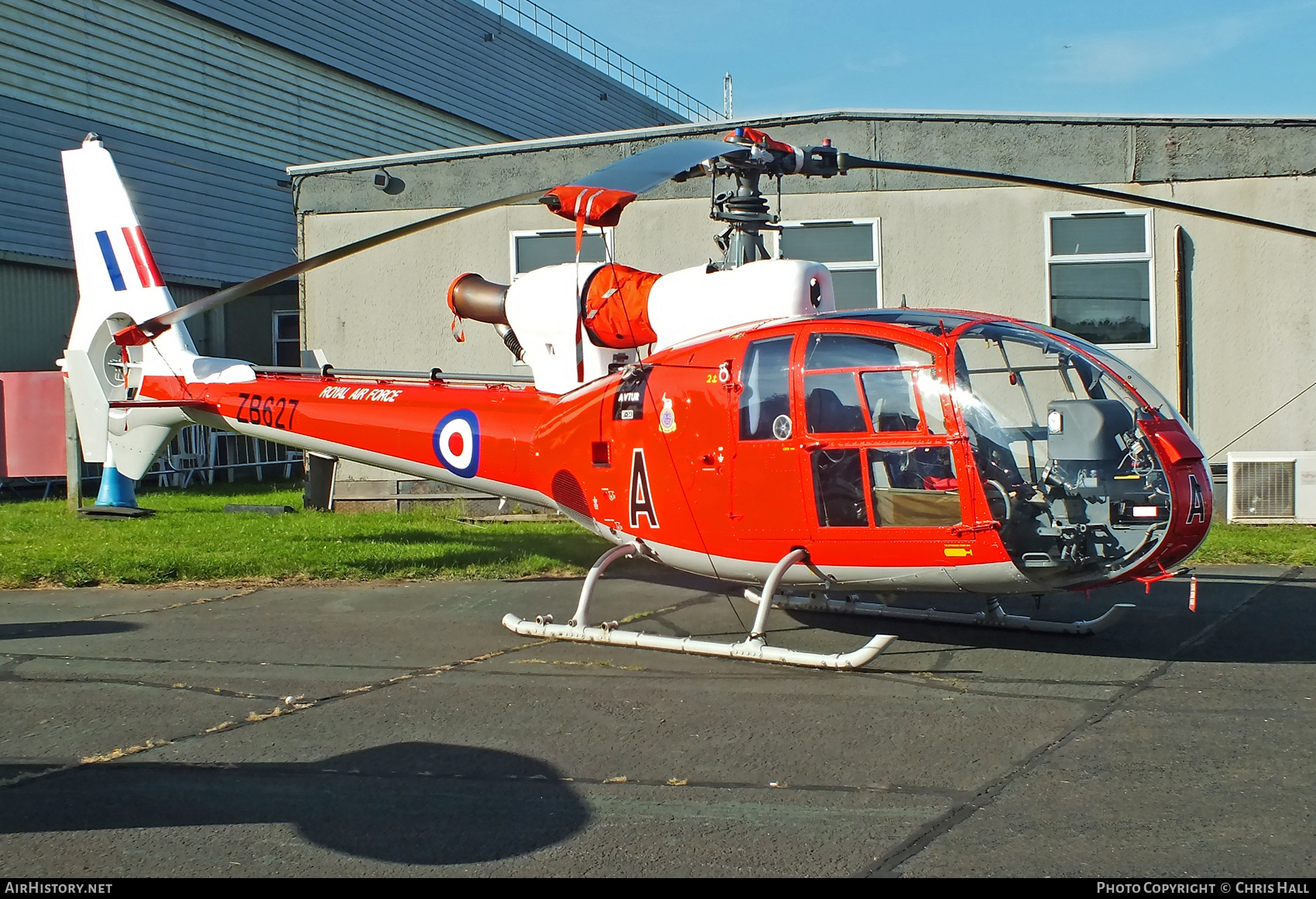 Aircraft Photo of G-CBSK / ZB627 | Aerospatiale SA-341D Gazelle HT3 | UK - Air Force | AirHistory.net #497610