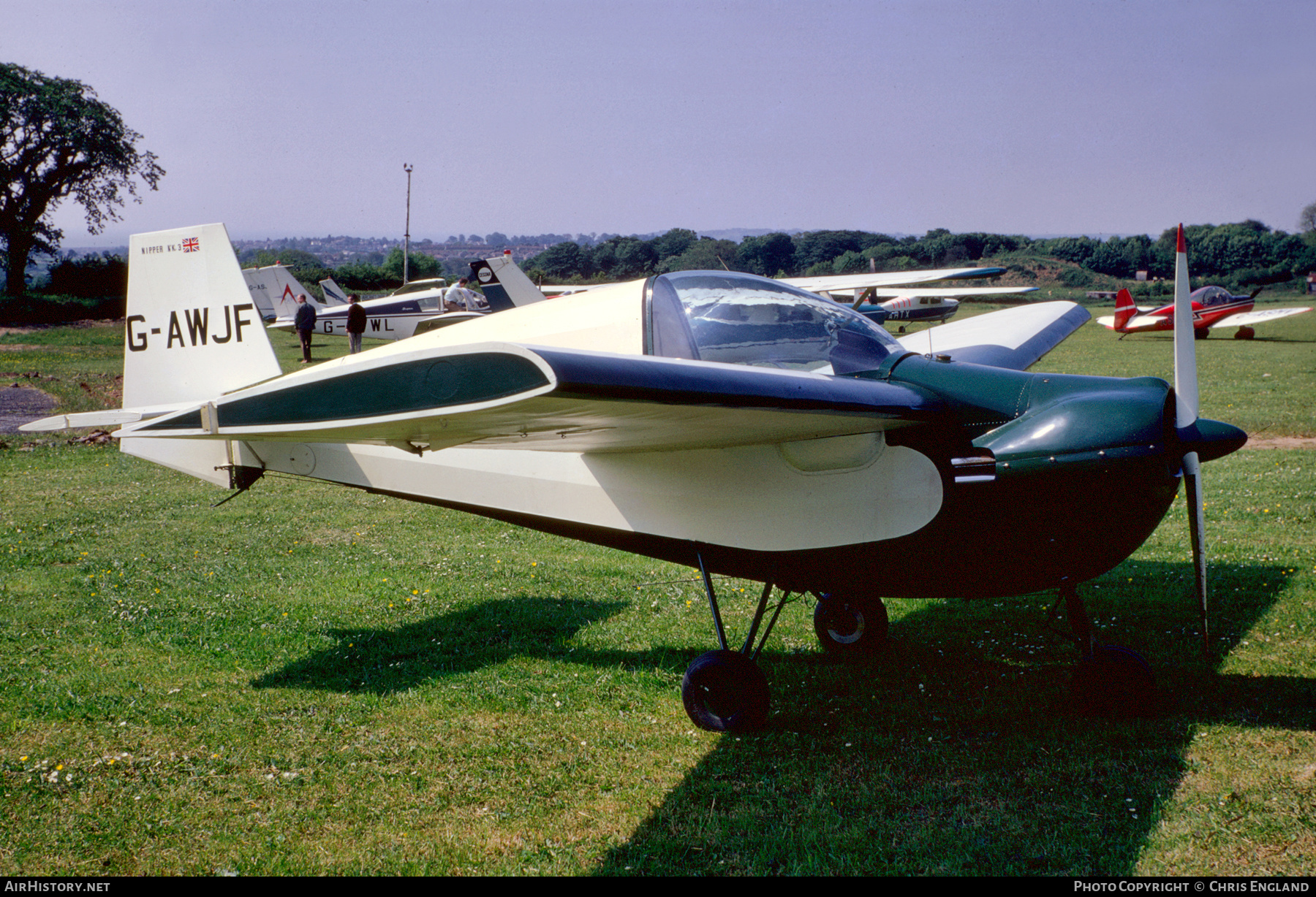 Aircraft Photo of G-AWJF | Tipsy T-66 Nipper RA45 Srs 3 | AirHistory.net #497627