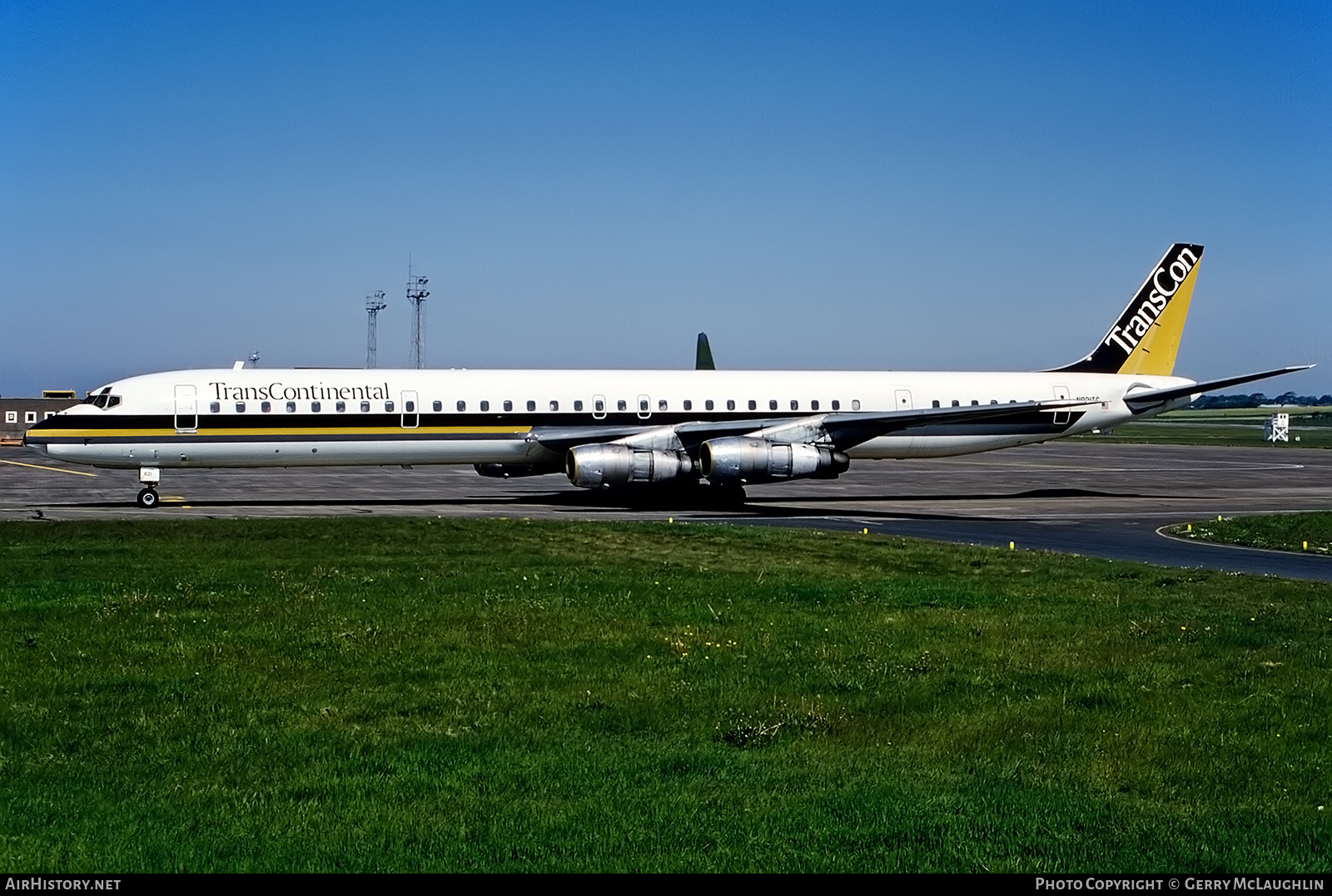 Aircraft Photo of N821TC | McDonnell Douglas DC-8-61 | Trans Continental Airlines | AirHistory.net #497723