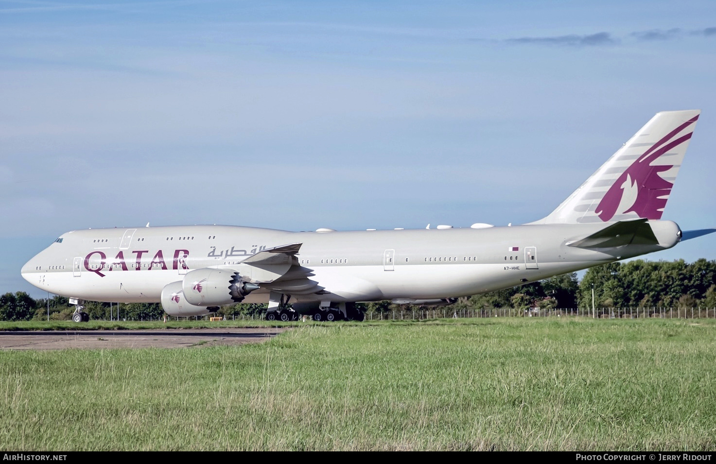 Aircraft Photo of A7-HHE | Boeing 747-8KB BBJ | Qatar Airways | AirHistory.net #497782