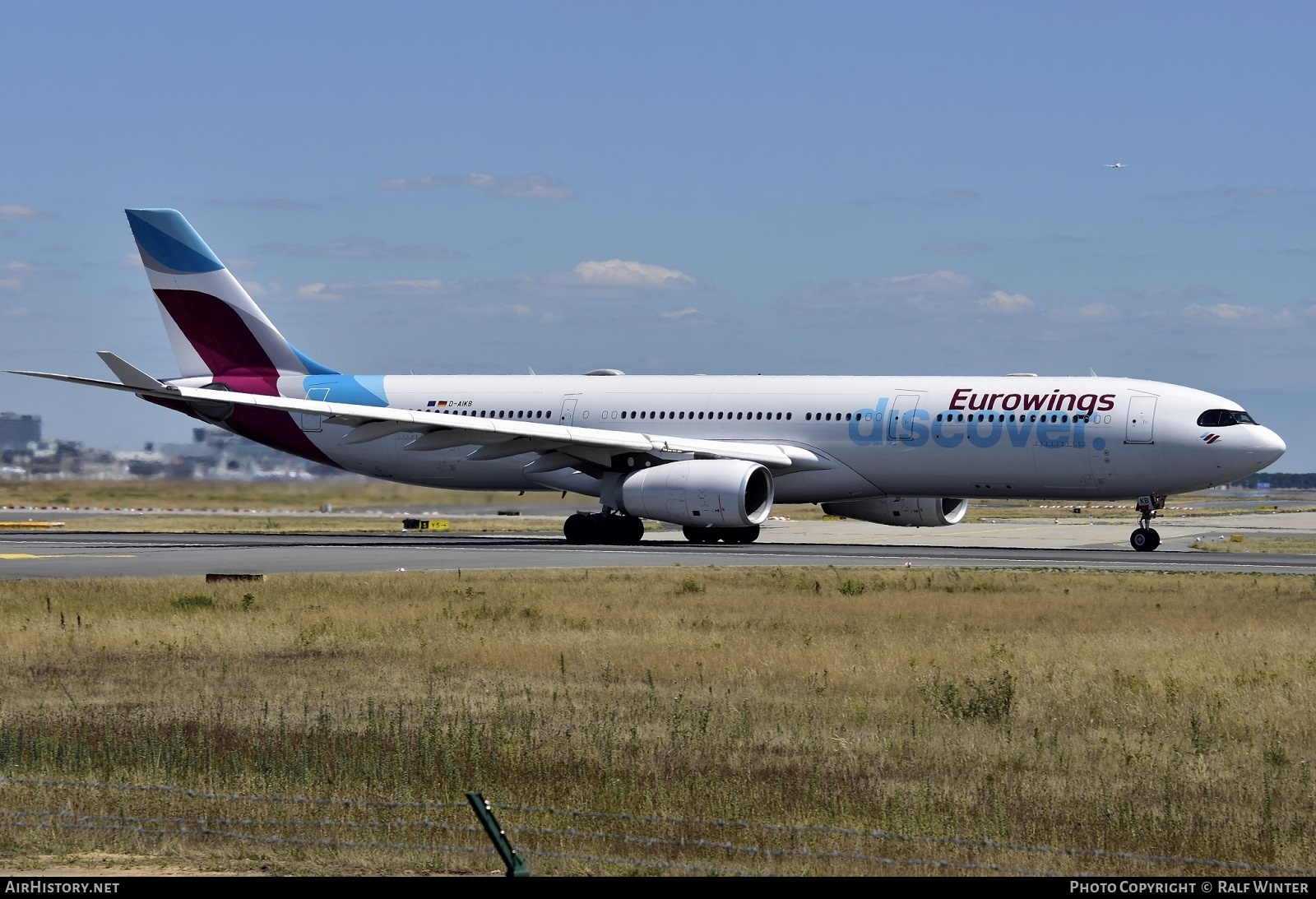 Aircraft Photo of D-AIKB | Airbus A330-343 | Eurowings Discover | AirHistory.net #497829