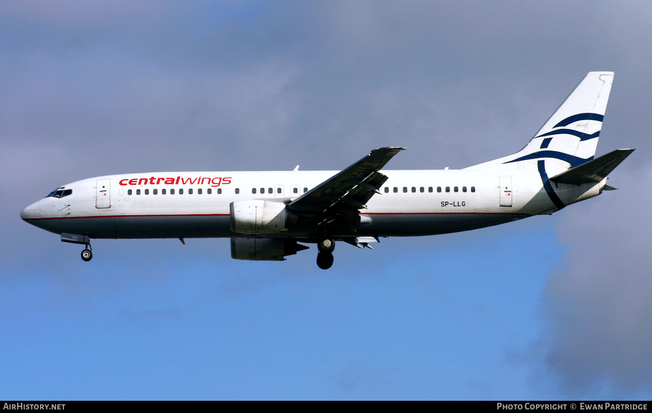 Aircraft Photo of SP-LLG | Boeing 737-45D | Centralwings | Aegean Airlines | AirHistory.net #497838