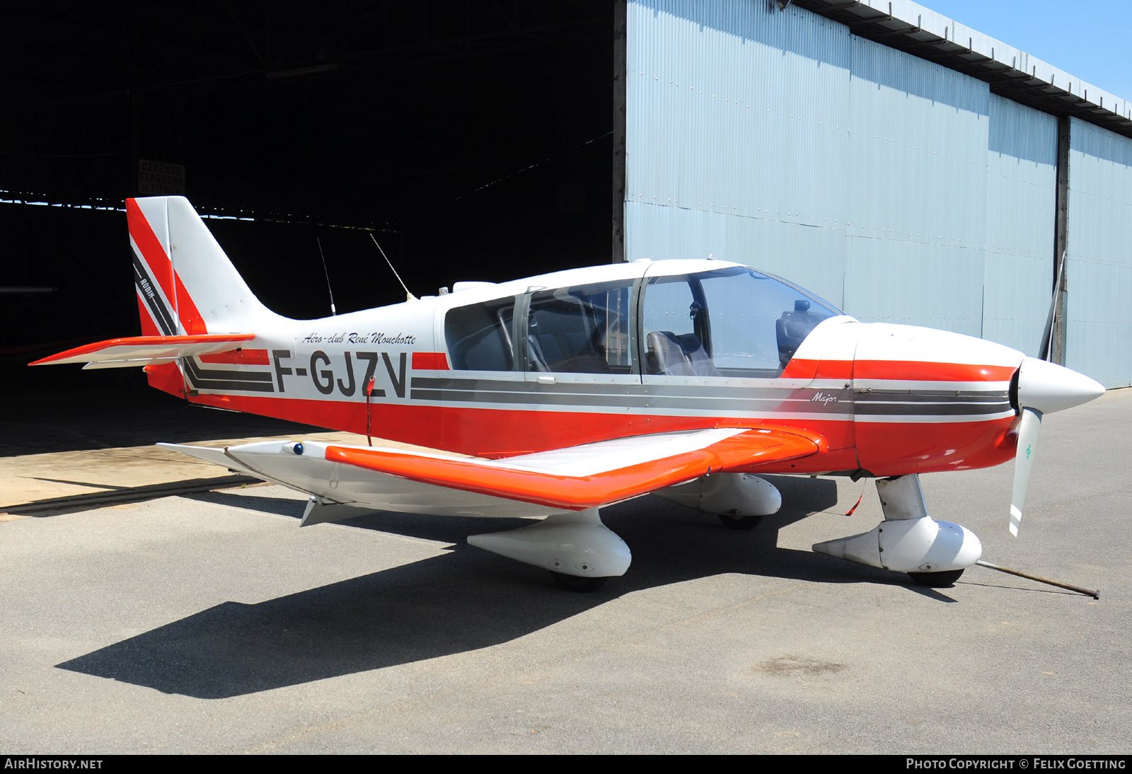 Aircraft Photo of F-GJZV | Robin DR-400-160 Major | Aéro Club René Mouchotte | AirHistory.net #497854