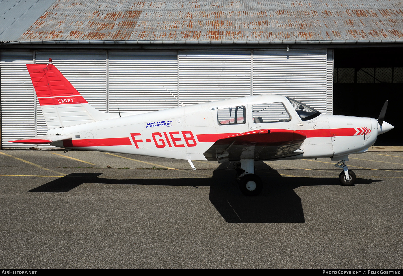 Aircraft Photo of F-GIEB | Piper PA-28-161 Cadet | Aéro-club Air France | AirHistory.net #497858