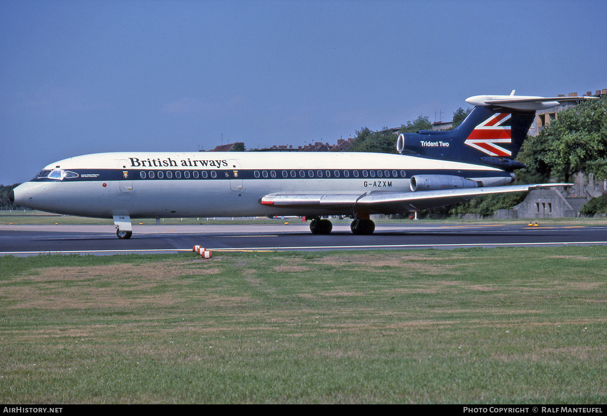 Aircraft Photo of G-AZXM | Hawker Siddeley HS-121 Trident 2E | British Airways | AirHistory.net #497870