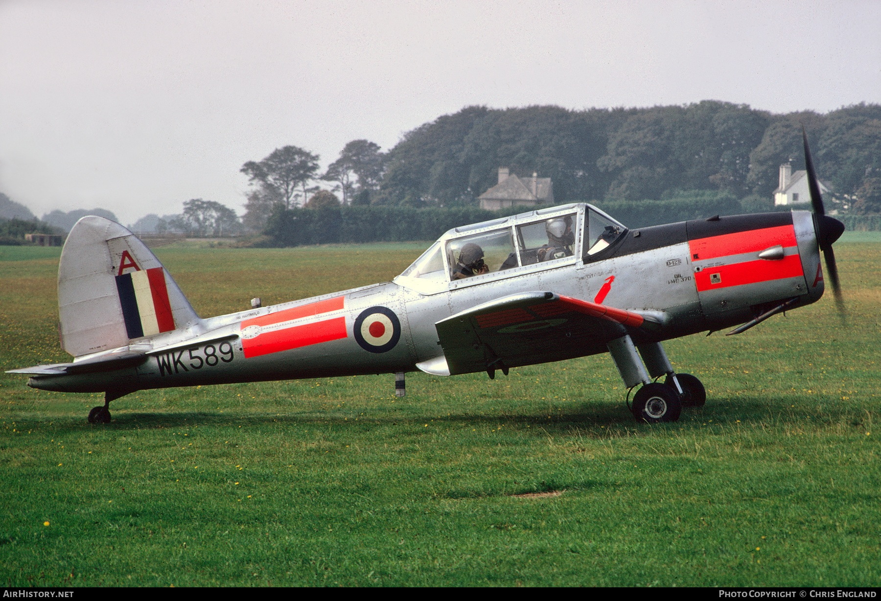 Aircraft Photo of WK589 | De Havilland Canada DHC-1 Chipmunk T10 | UK - Air Force | AirHistory.net #497884