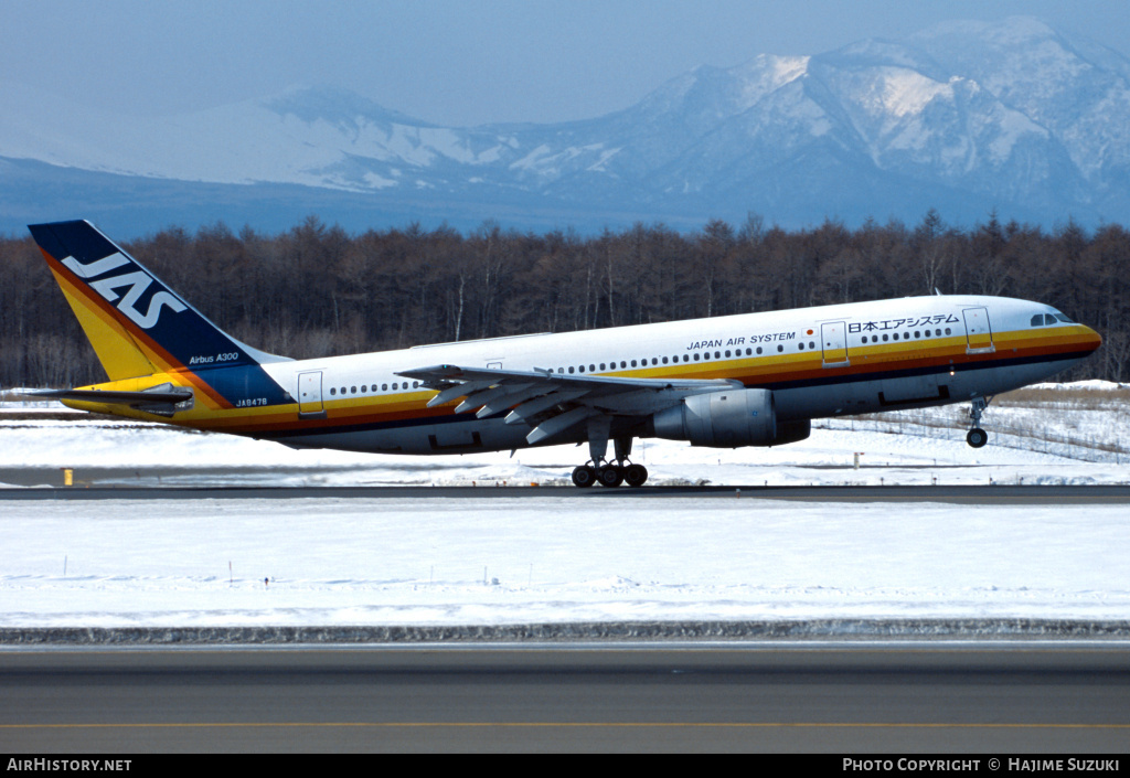 Aircraft Photo of JA8478 | Airbus A300B2K-3C | Japan Air System - JAS | AirHistory.net #497906