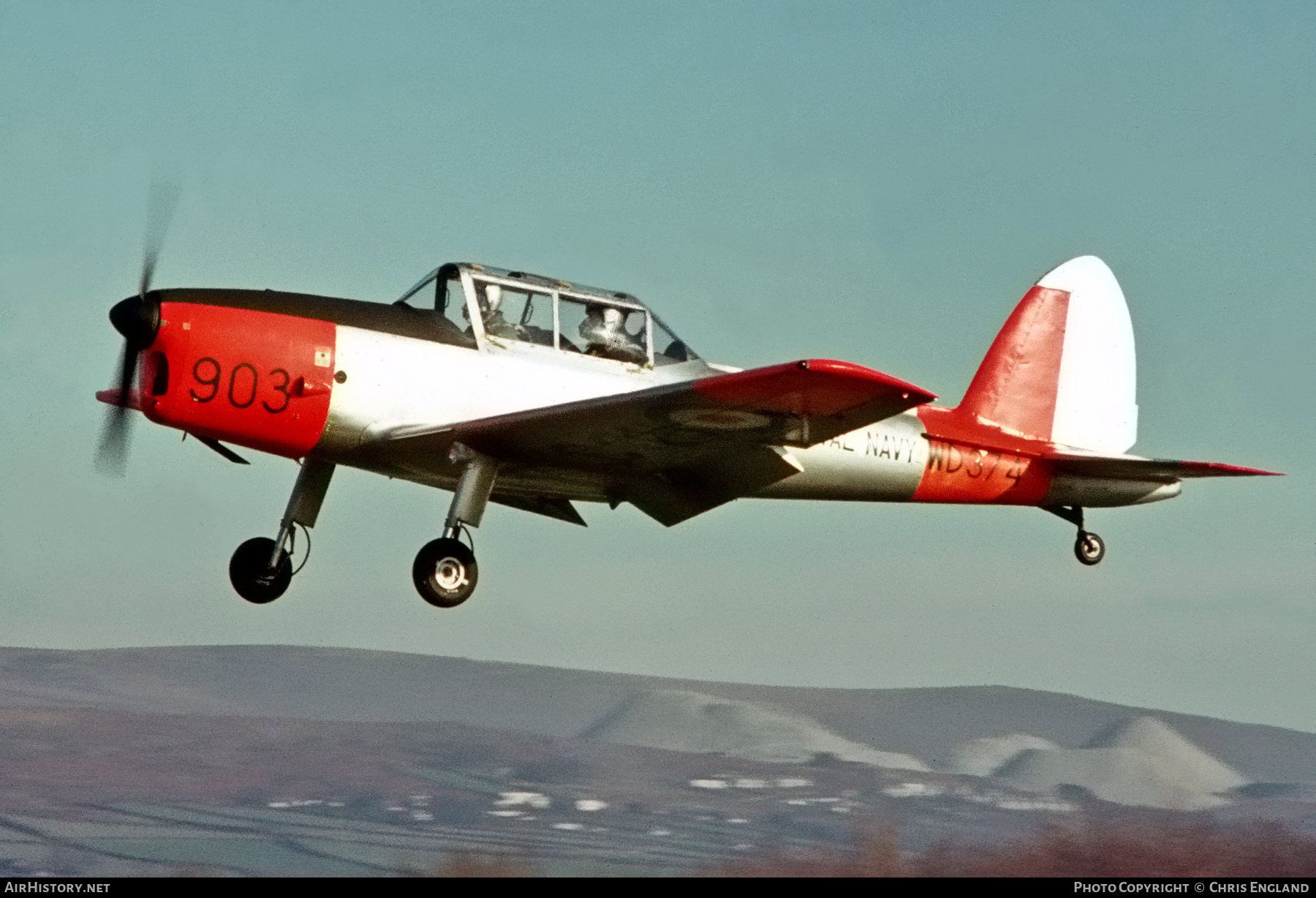 Aircraft Photo of WD374 | De Havilland DHC-1 Chipmunk T10 | UK - Navy | AirHistory.net #497907