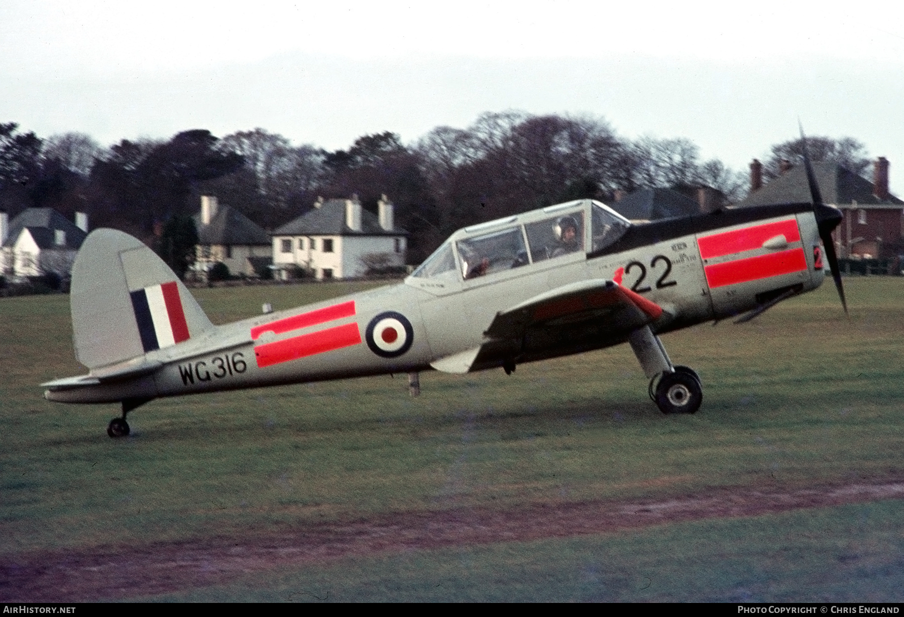 Aircraft Photo of WG316 | De Havilland DHC-1 Chipmunk T10 | UK - Air Force | AirHistory.net #497912