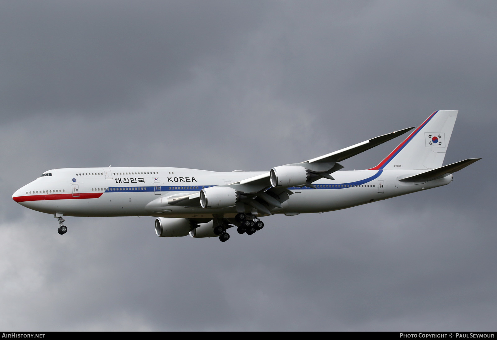 Aircraft Photo of 22001 | Boeing 747-8I | South Korea - Air Force | AirHistory.net #497913