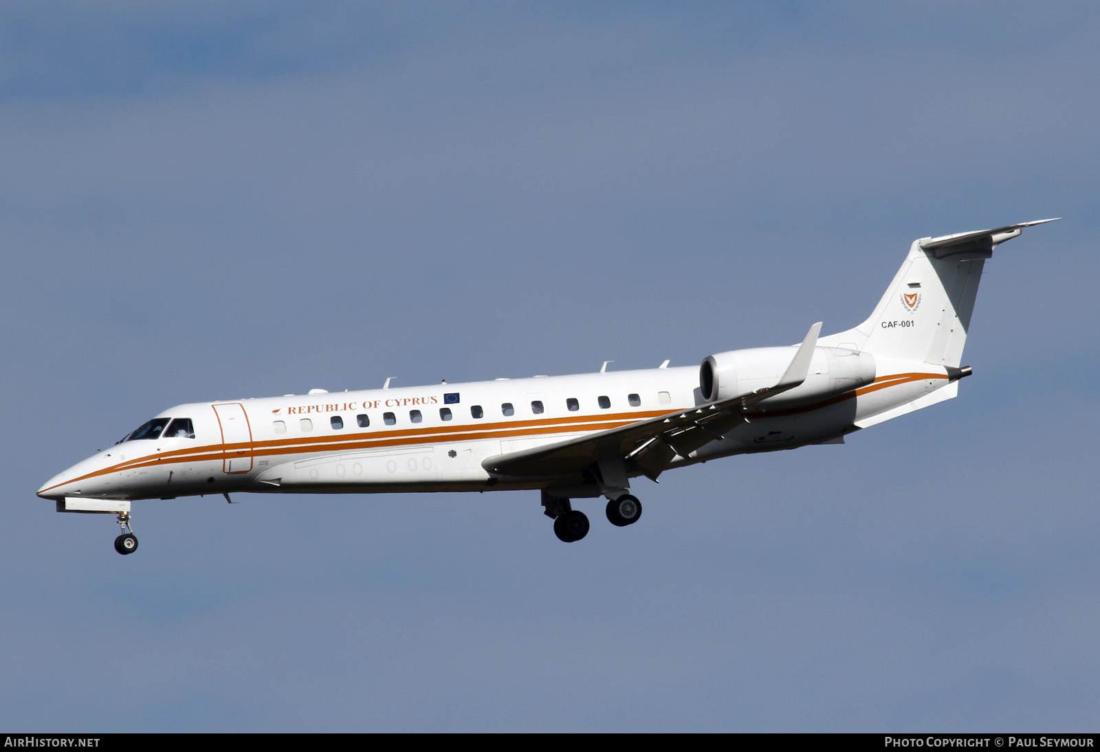 Aircraft Photo of CAF-001 | Embraer Legacy 600 (EMB-135BJ) | Cyprus - Air Force | AirHistory.net #497914