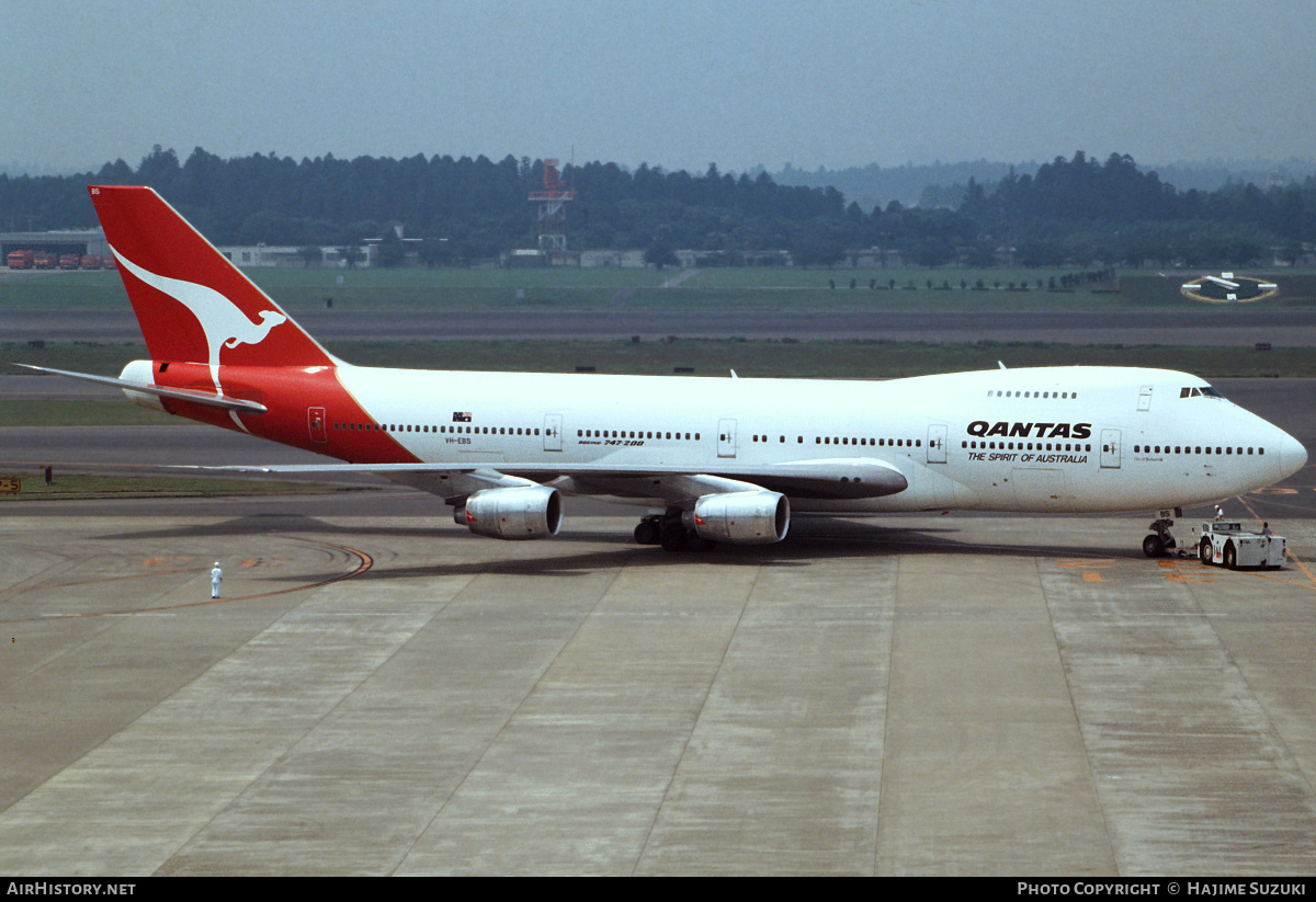 Aircraft Photo of VH-EBS | Boeing 747-238B | Qantas | AirHistory.net #497917