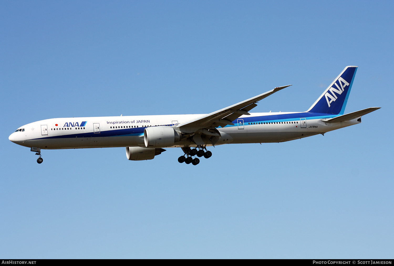 Aircraft Photo of JA784A | Boeing 777-381/ER | All Nippon Airways - ANA | AirHistory.net #497927