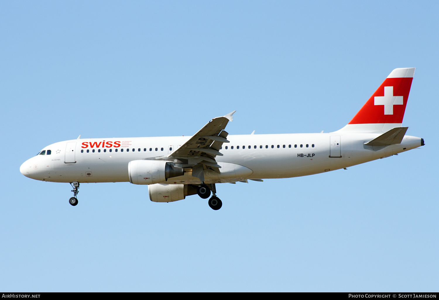 Aircraft Photo of HB-JLP | Airbus A320-214 | Swiss International Air Lines | AirHistory.net #497932