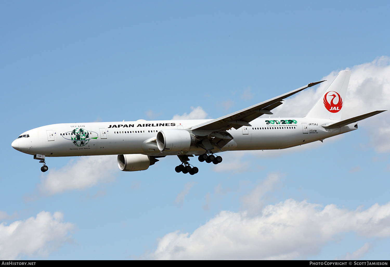 Aircraft Photo of JA734J | Boeing 777-346/ER | Japan Airlines - JAL | AirHistory.net #497951