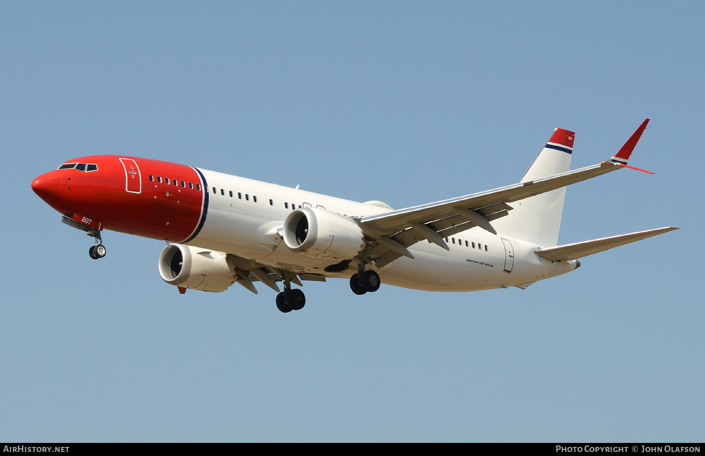 Aircraft Photo of C-FULJ | Boeing 737-8 Max 8 | Norwegian | AirHistory.net #497956