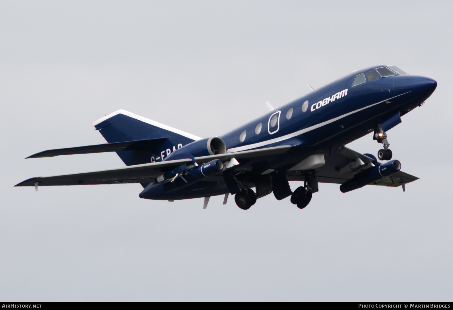 Aircraft Photo of G-FRAD | Dassault Falcon 20E | Cobham Aviation Services | AirHistory.net #497981
