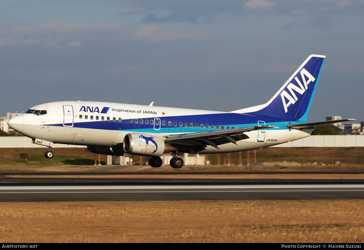 Aircraft Photo of JA303K | Boeing 737-54K | All Nippon Airways - ANA | AirHistory.net #497997