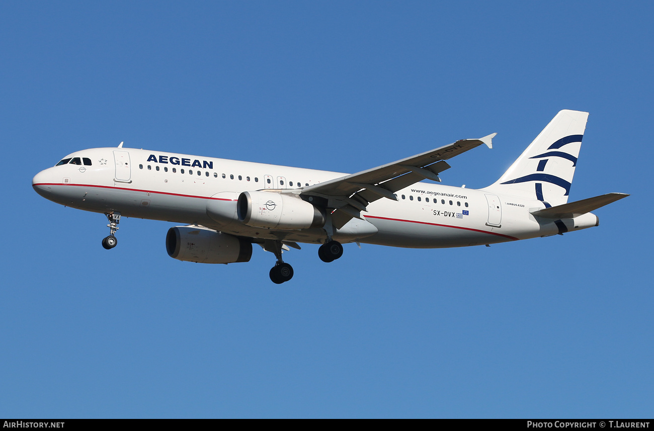 Aircraft Photo of SX-DVX | Airbus A320-232 | Aegean Airlines | AirHistory.net #498003