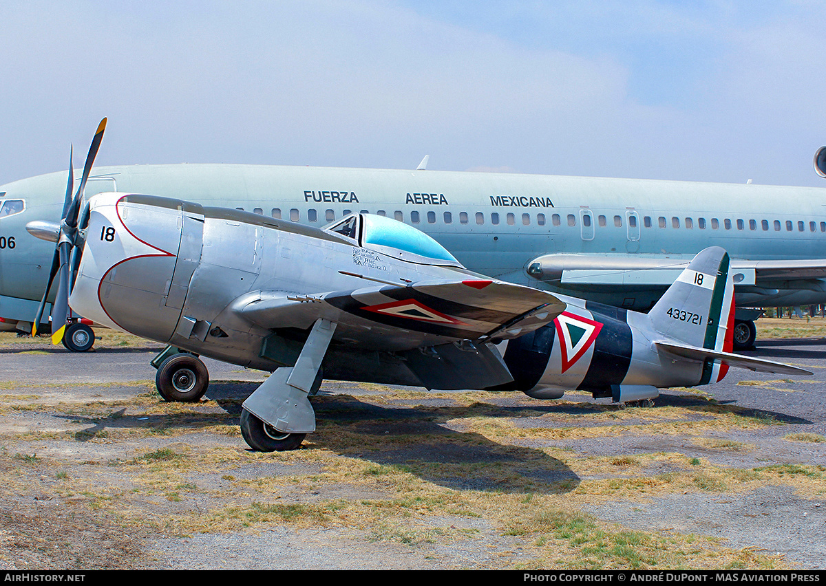 Aircraft Photo of 433721 | Republic P-47D Thunderbolt | Mexico - Air Force | AirHistory.net #498015