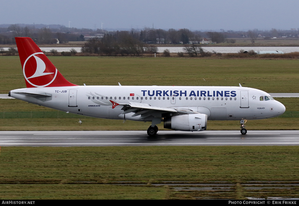 Aircraft Photo of TC-JUB | Airbus A319-132 | Turkish Airlines | AirHistory.net #498029
