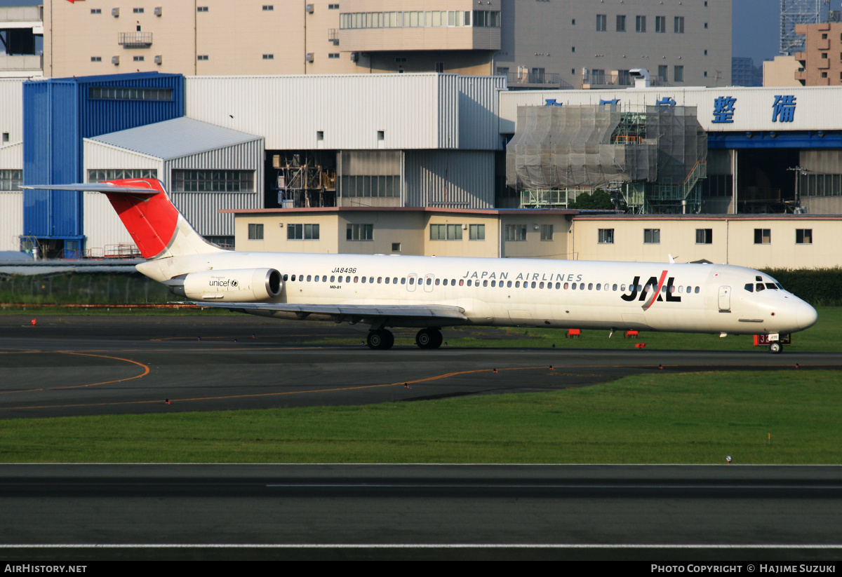 Aircraft Photo of JA8496 | McDonnell Douglas MD-81 (DC-9-81) | Japan Airlines - JAL | AirHistory.net #498077