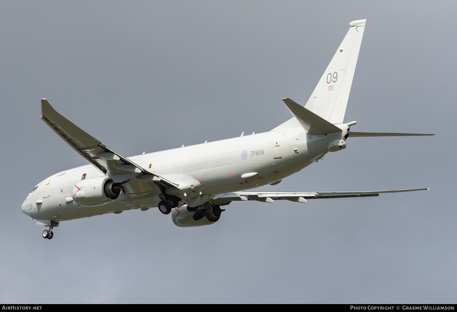 Aircraft Photo of ZP809 | Boeing P-8A Poseidon MRA1 | UK - Air Force | AirHistory.net #498083