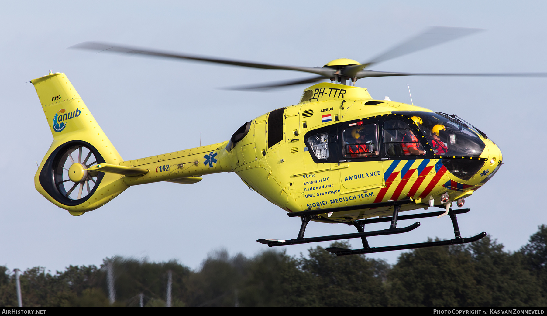 Aircraft Photo of PH-TTR | Airbus Helicopters EC-135P-3 | ANWB Mobiel Medisch Team | AirHistory.net #498085