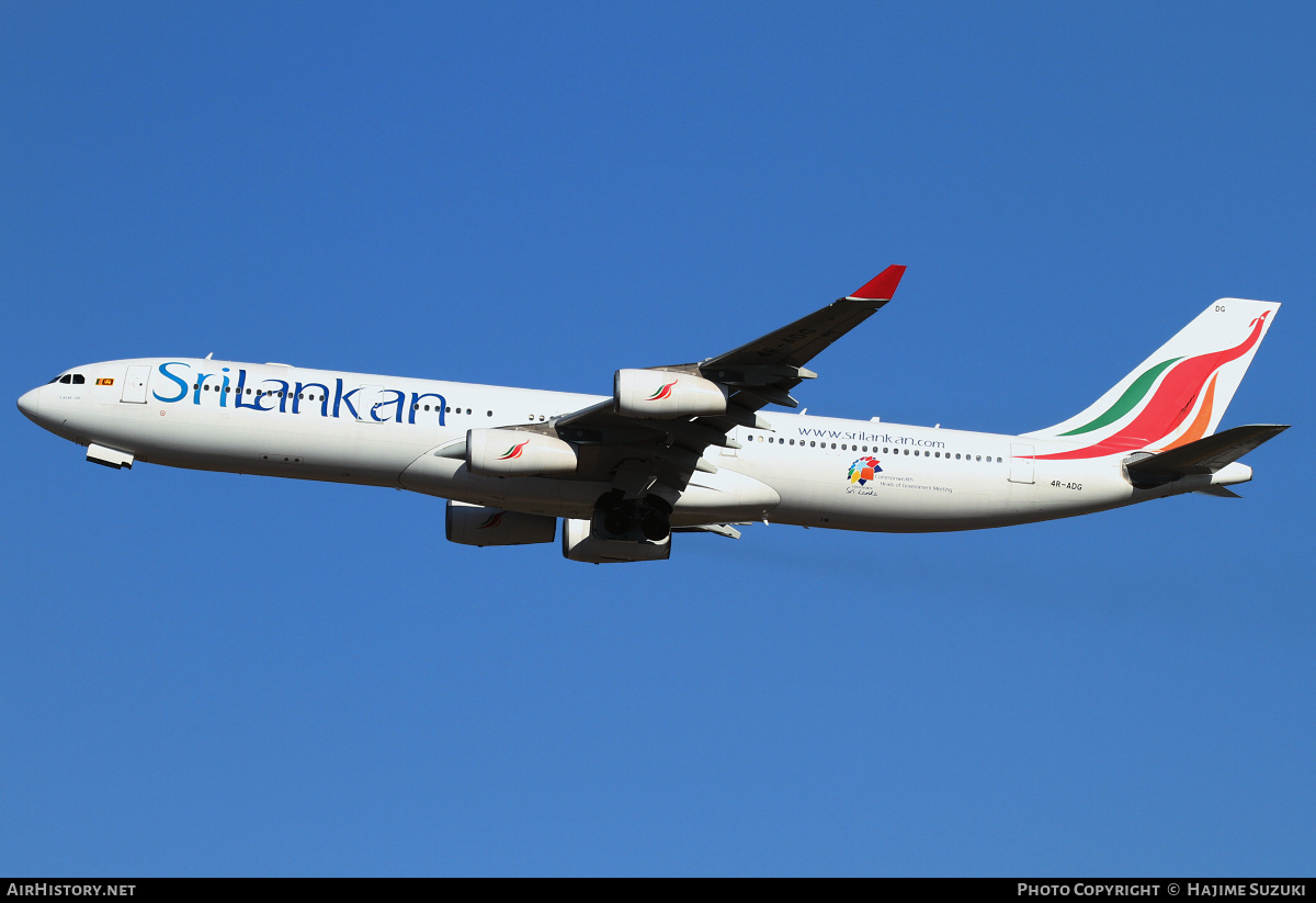 Aircraft Photo of 4R-ADG | Airbus A340-313 | SriLankan Airlines | AirHistory.net #498104