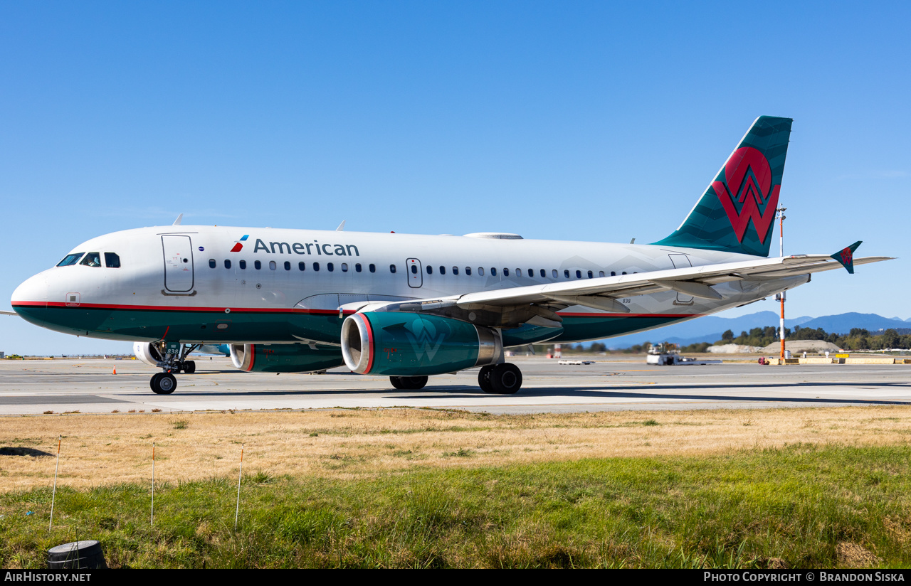 Aircraft Photo of N838AW | Airbus A319-132 | American Airlines | America West Airlines | AirHistory.net #498118