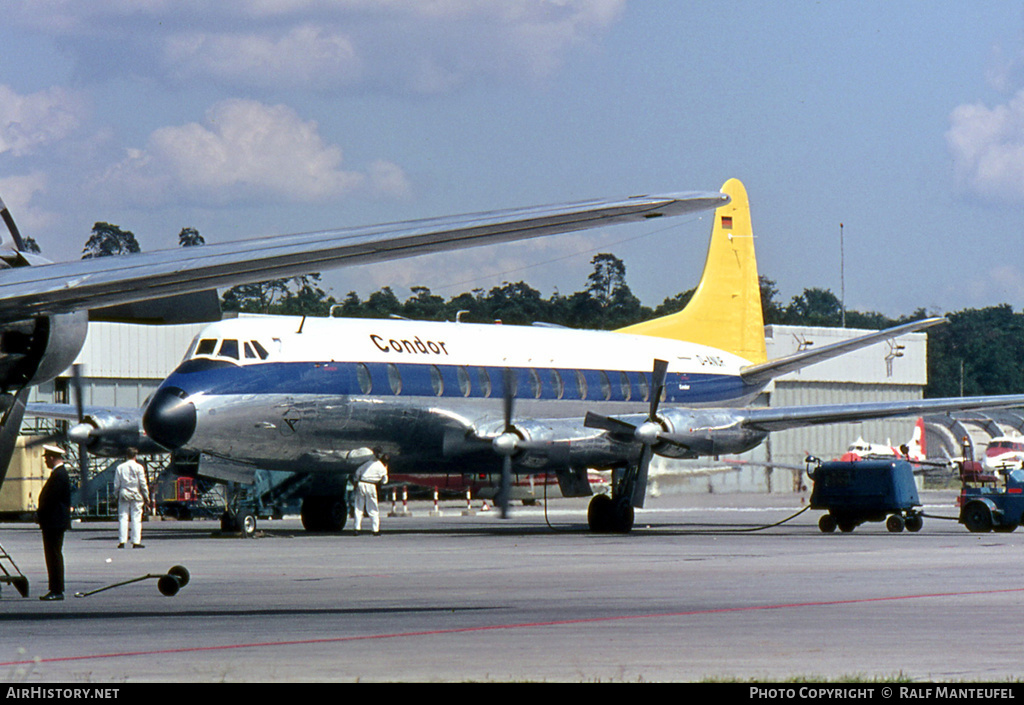 Aircraft Photo of D-ANUR | Vickers 814 Viscount | Condor Flugdienst | AirHistory.net #498127